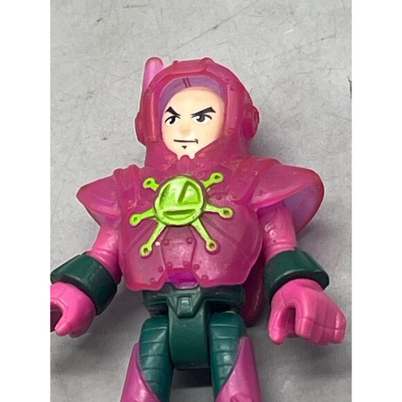 Lex Luthor Imaginext with armor helmet & Hauler DC Super Friends 3" purple R - Picture 2 of 5